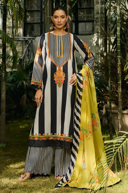 Charizma D-815 Printed three piece suit