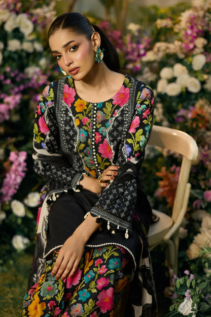 Charizma D-813 Printed three piece suit
