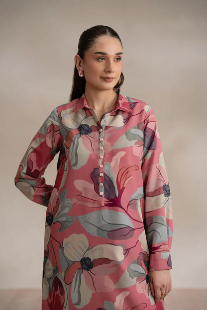 fcc-730 Printed Airjet Viscous Silk two Piece