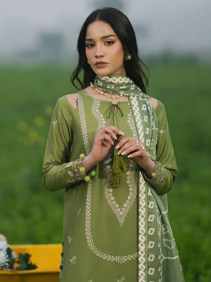 IZEL Summer 3PC Lawn Embroidered Suit - IZ-2888