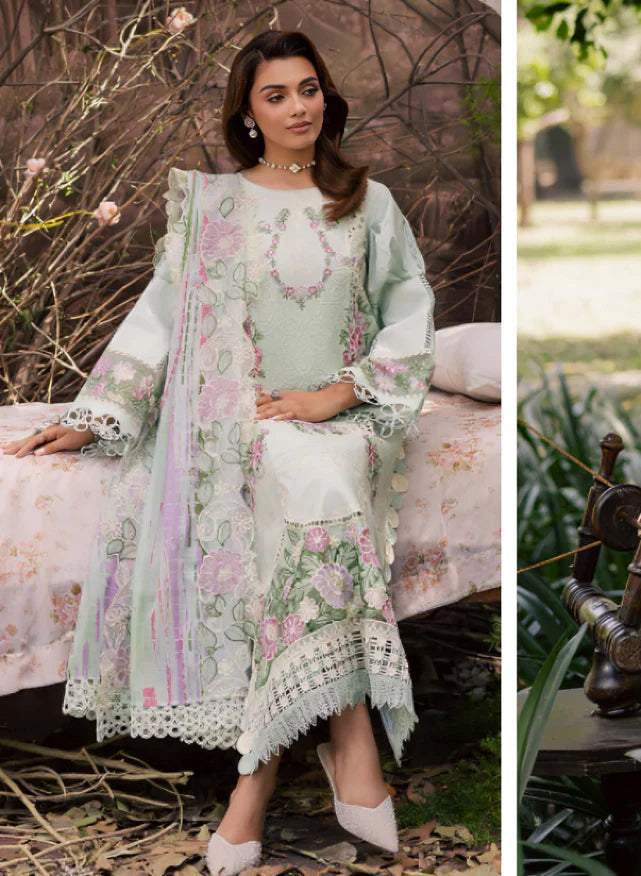 EID Collection parishay Embroidered lawn Three Piece D-2010 (lawn)