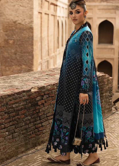 Charizma D-812 Printed three piece suit