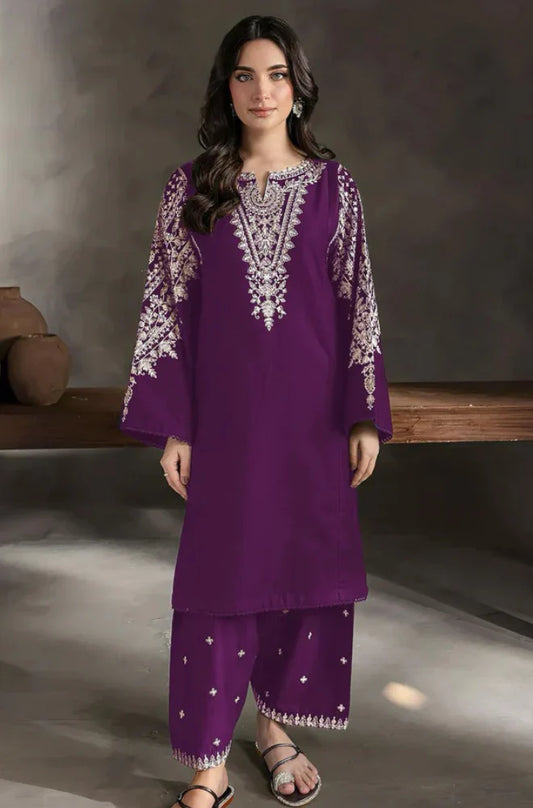 Batik Lawn Embroidered Two Piece BT-268