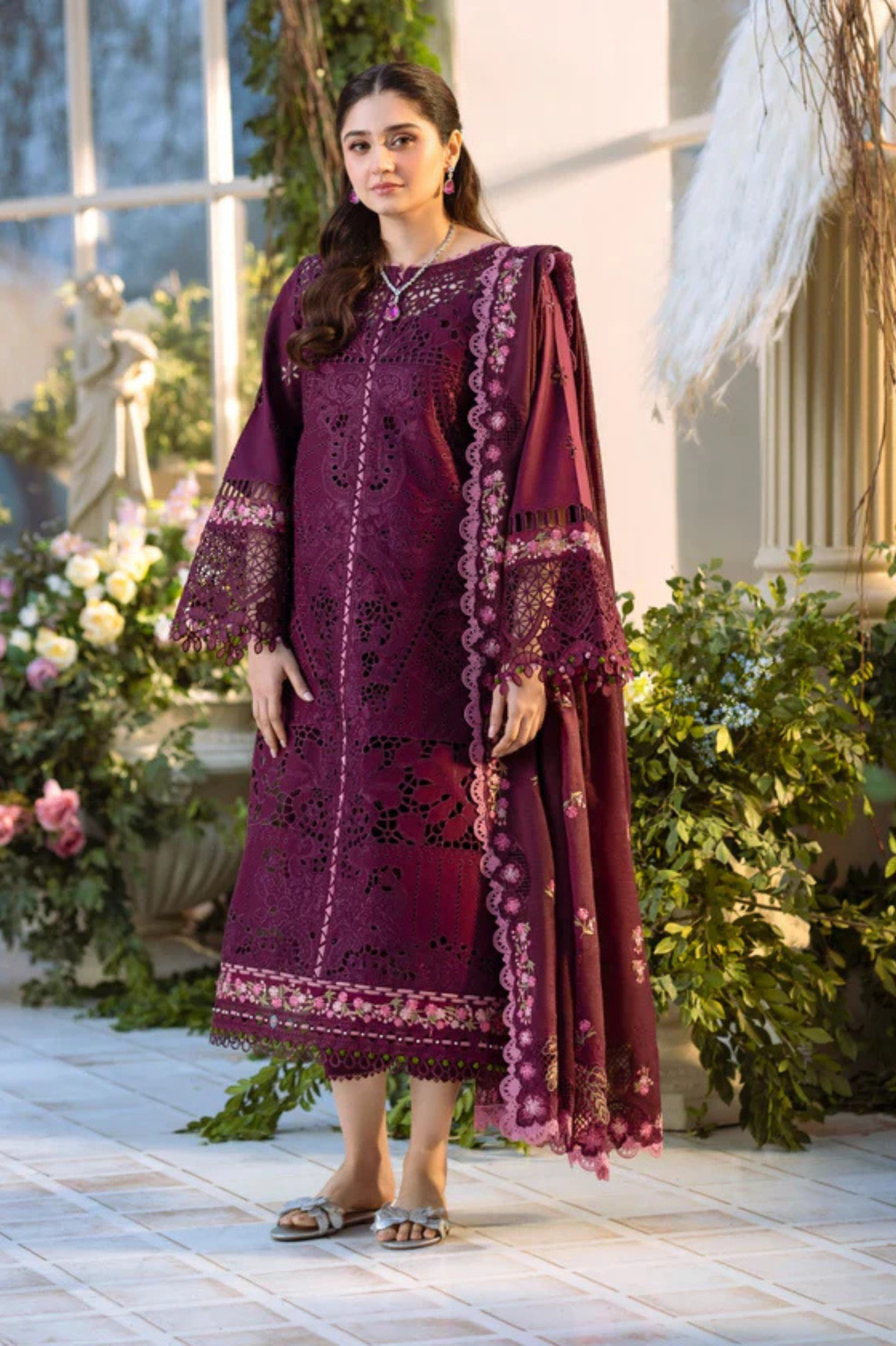 Summer 3PC Lawn Embroidered Suit - LC277