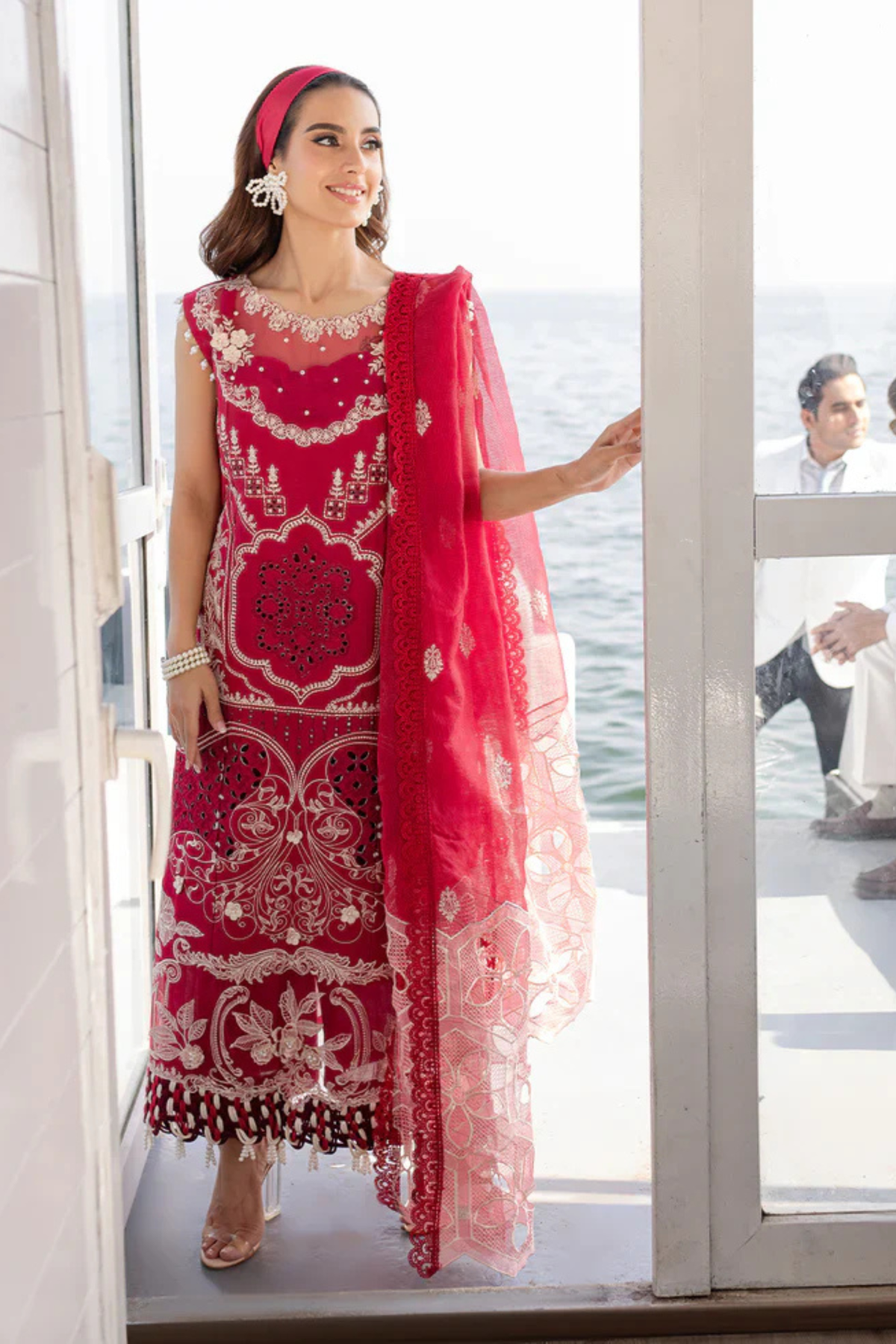 PARISHAY Summer 3PC Lawn Embroidered Suit - PR-284