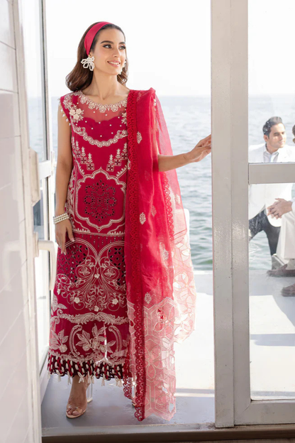 PARISHAY Summer 3PC Lawn Embroidered Suit - PR-284