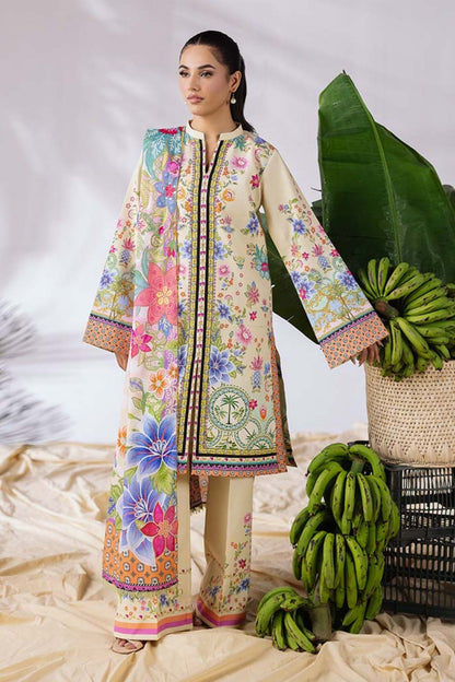 COCO BY ZARA SHAHJAHAN Printed three piece suit D-293