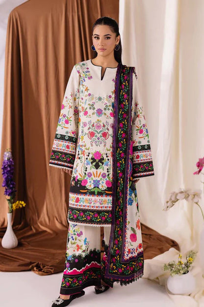 COCO BY ZARA SHAHJAHAN Printed three piece suit D-295