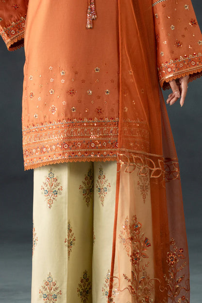 3 Piece - Naqshi Embroidered Lawn Suit (Summer Collection) | D-320