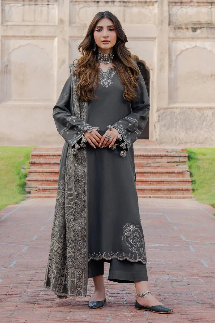 Izel Embroidered Lawn Three Piece Winter IZ-85