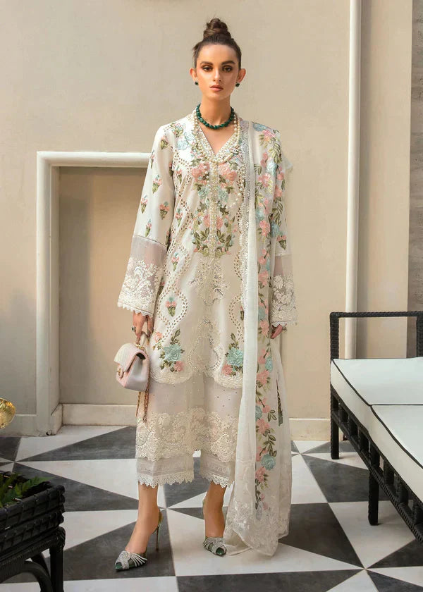 3 Piece - Monsoon Blooms Dhanak Winter Collection Suit