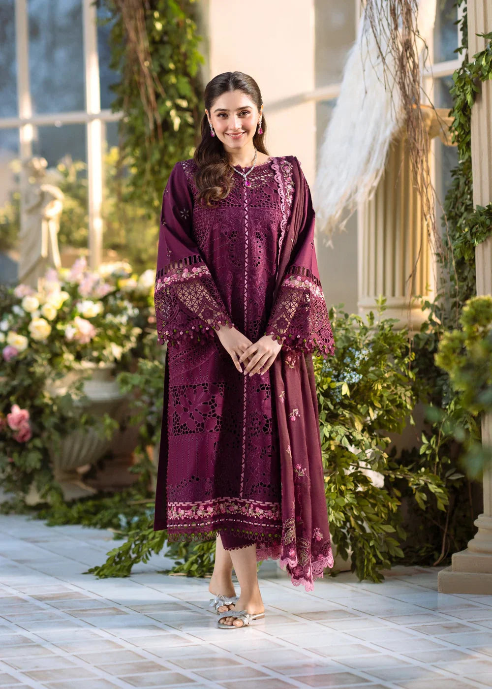 Summer 3PC Lawn Embroidered Suit - LC277
