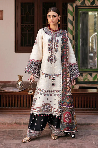 Jazmin Embroidered lawn Three Piece JZ-12