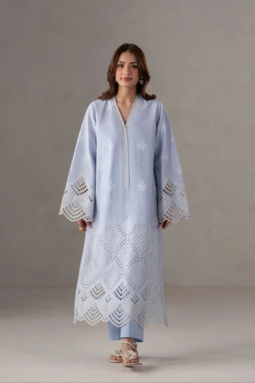 Akber-Aslam Lawn Chikenk-Kari Embroidered Two Piece AA-257