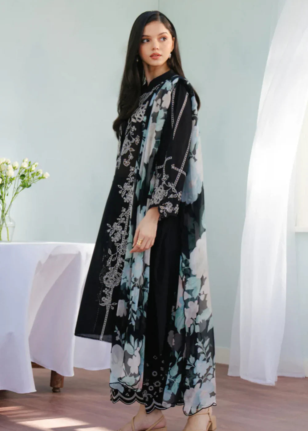 COCO  Eid Collection - UNSTITCHED 3PC LAWN EMBROIDERED D-135