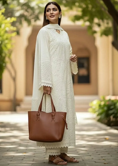 Motifz Embroidered Dhanak Three Piece Winter D-235