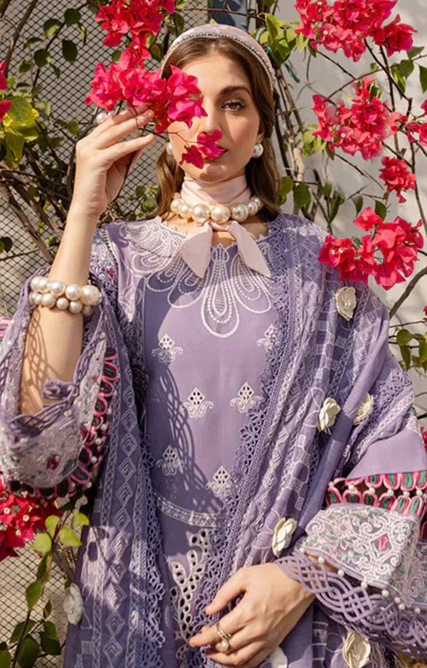 PARISHAY Summer 3PC Lawn Embroidered Suit - PR-283