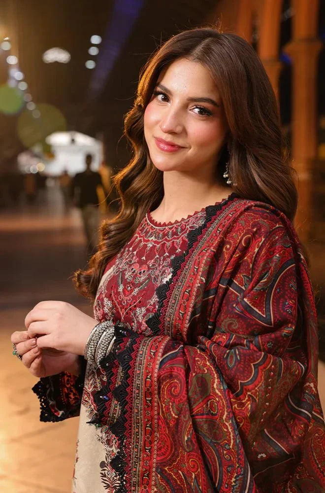 Asim Jofa Summer 3PC Lawn Printed Suit D-381