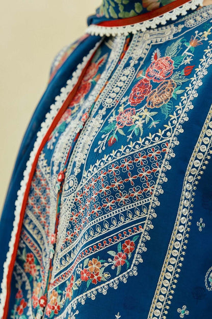 3 Piece - Embroidered Dhanak Eid Collection | COCO - 12